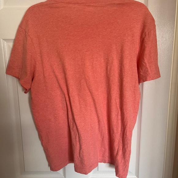 J. Crew Coral Short Sleeve Tee Broken In Essential Casual Wear - Picture 3 of 3